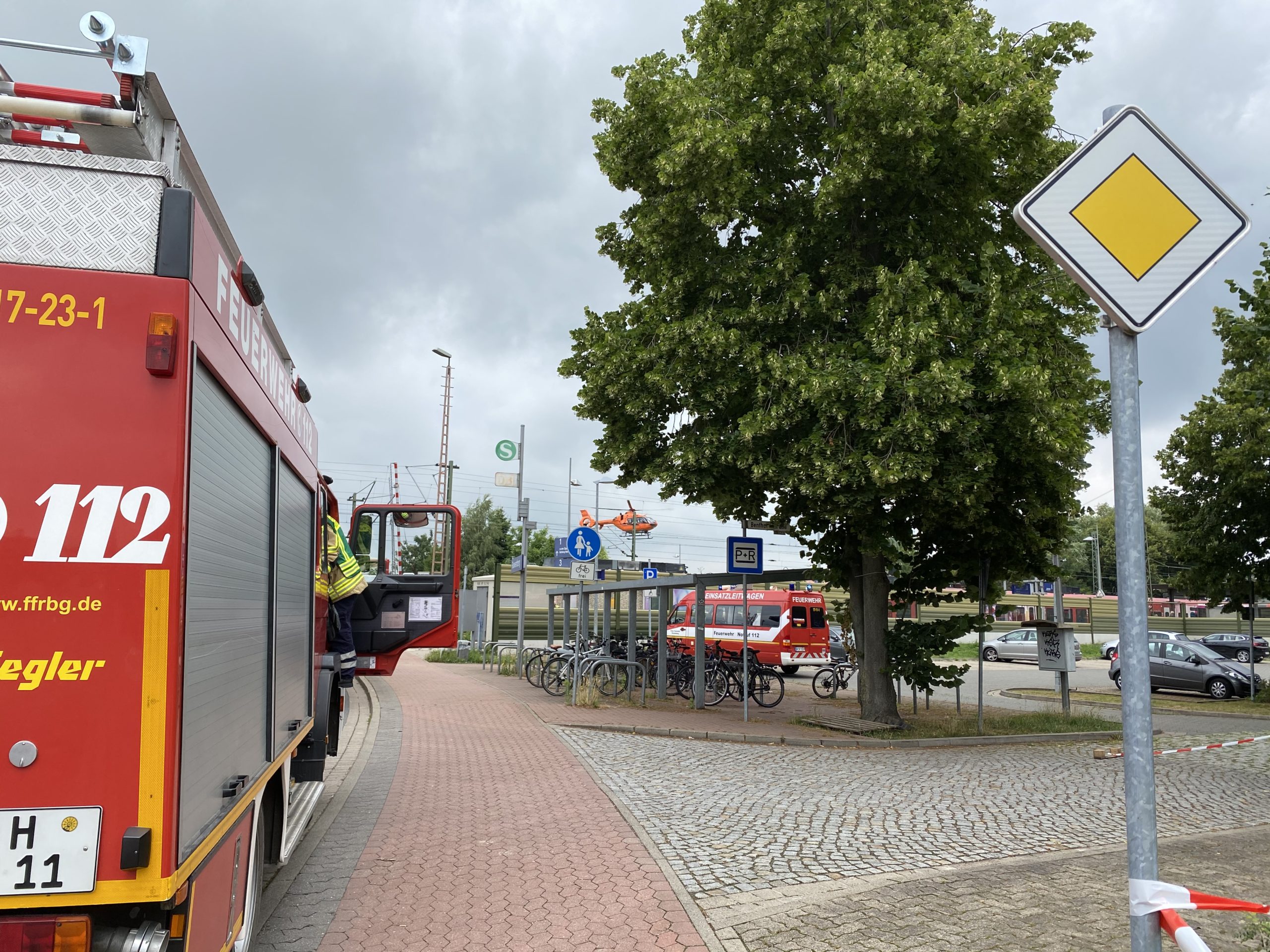 Person von S-Bahn erfasst