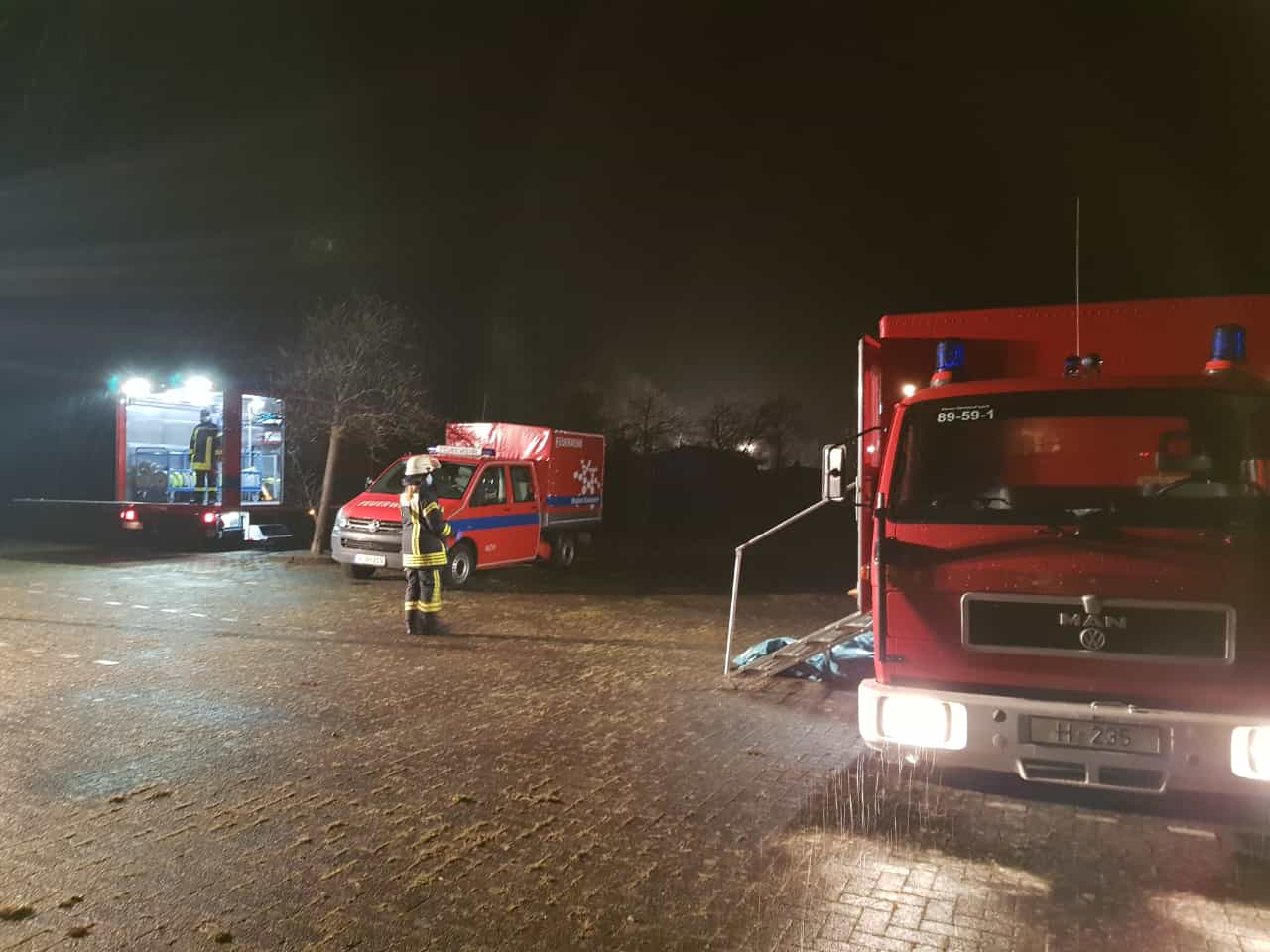 Einsatz für die Region: Laubenbrand in Barsinghausen