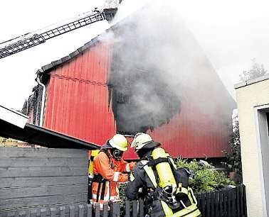 Feuerwehrmann verliert sein Haus bei einem Brand