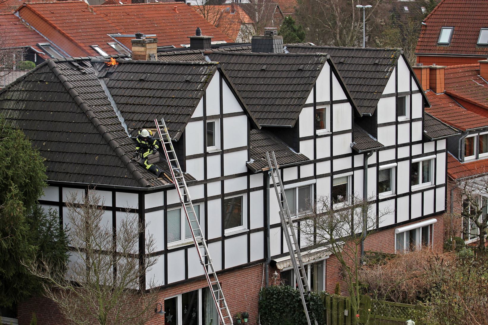 Einsatz: Dachstuhlbrand in Gehrden