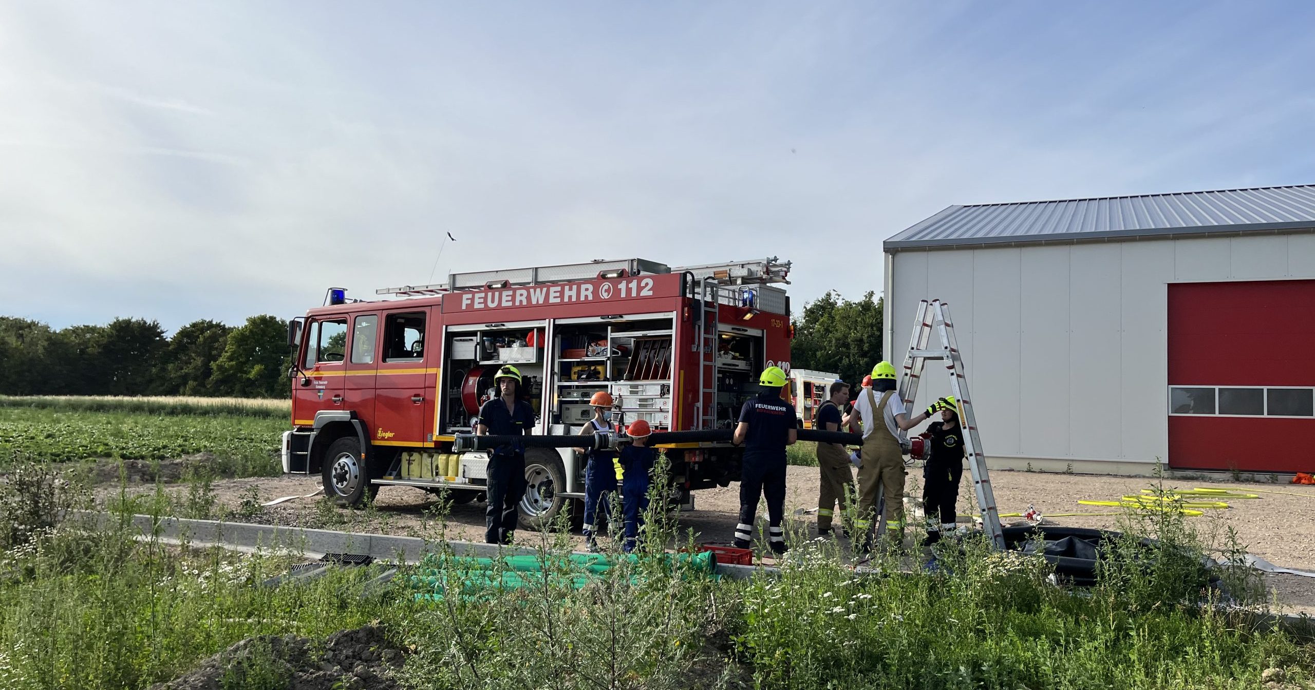 Gemeinsamer Dienst der Jugendfeuerwehr und der Aktiven