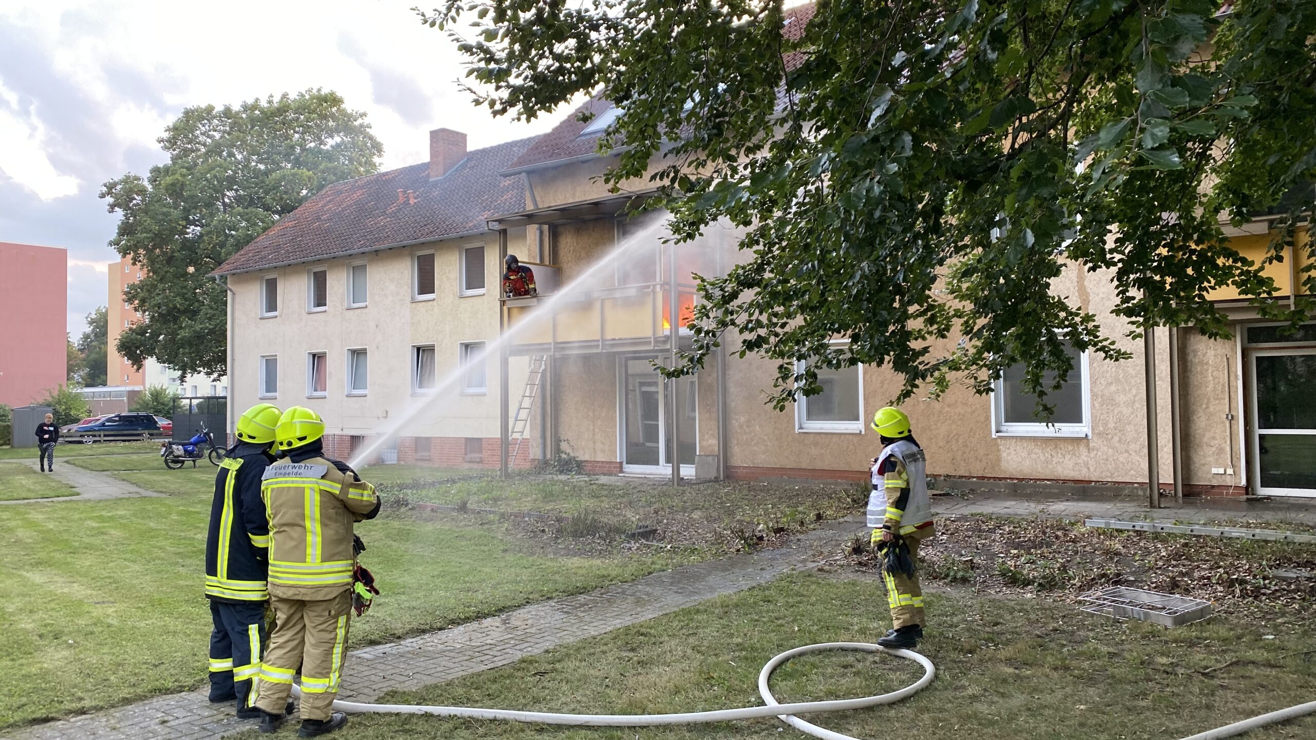 Ausgelöster Rauchwarnmelder