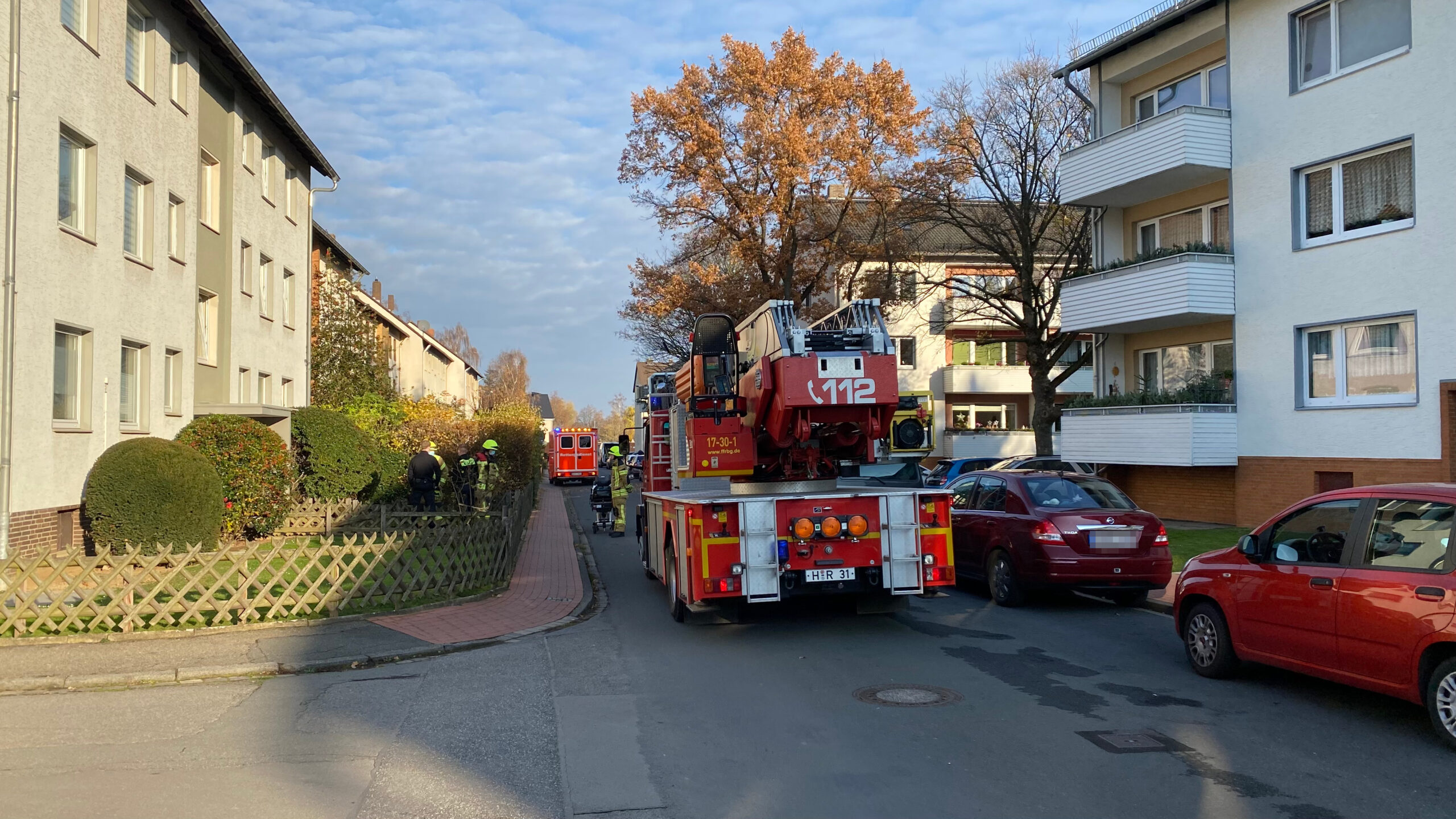 Ausgelöster Rauchwarnmelder