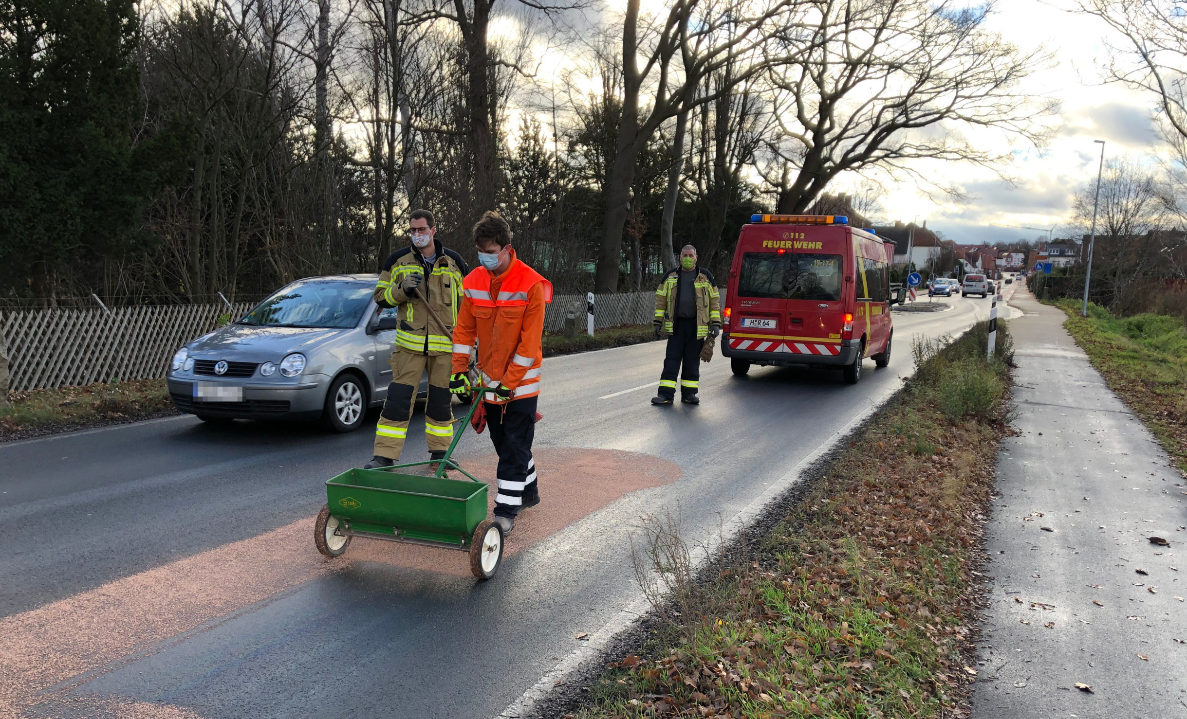 Ausgelaufene Betriebsstoffe