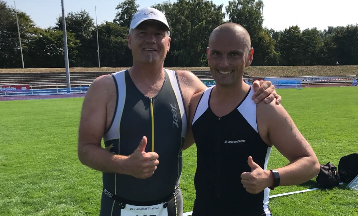 Sportlich aktiv beim Hamelner Triathlon