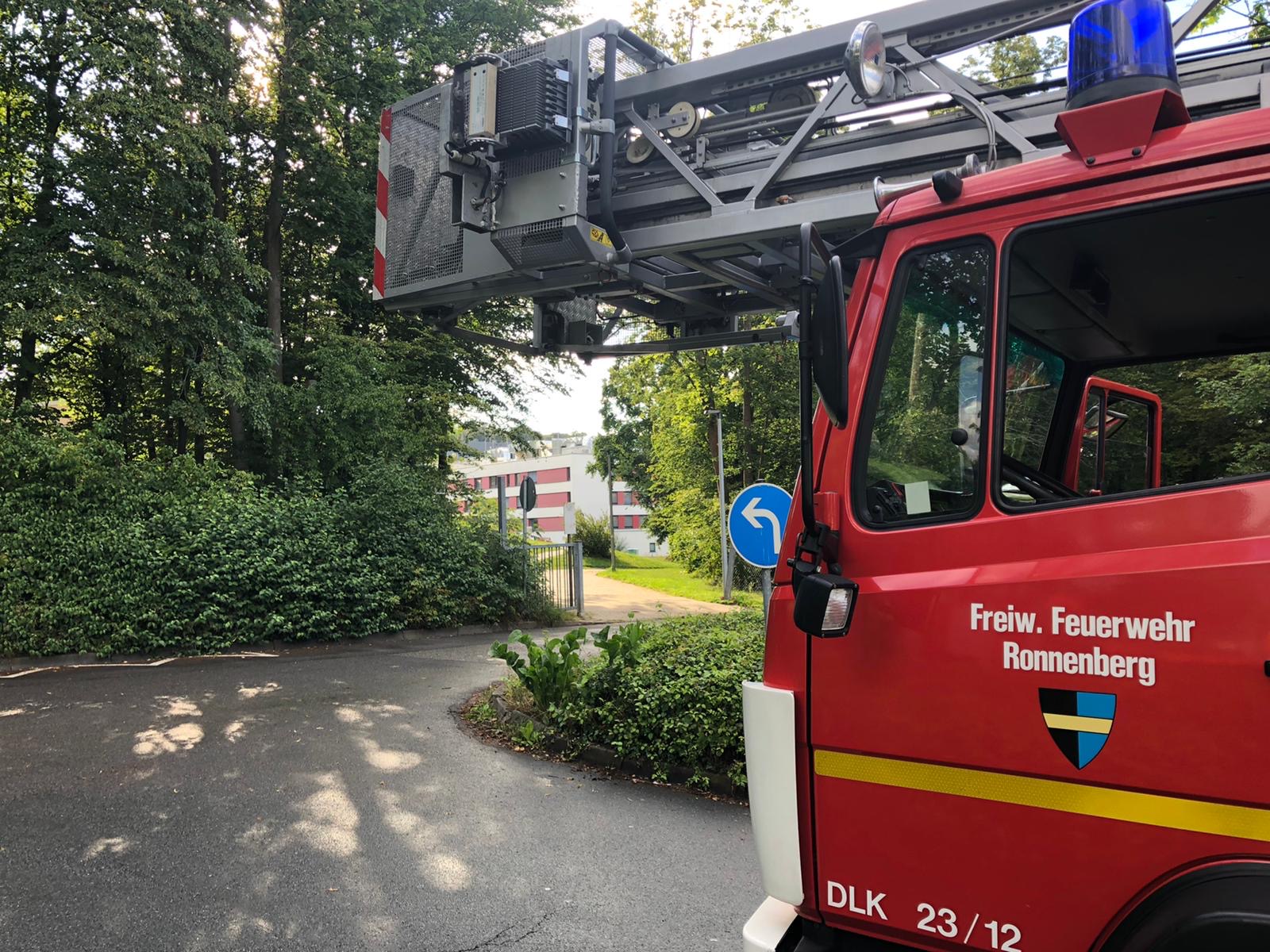 Ausgelöste Brandmeldeanlage