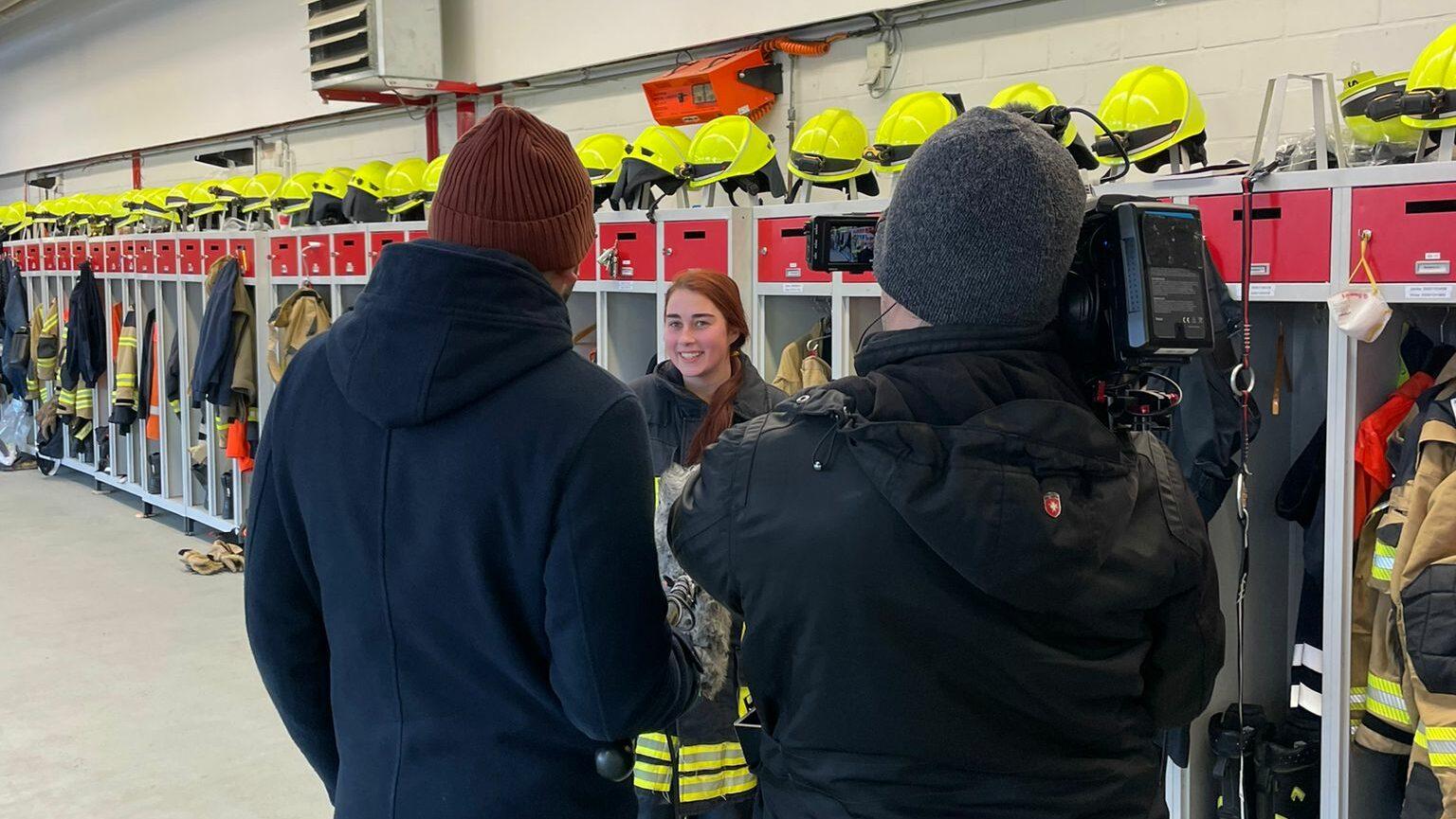 Fernsehbeitrag zur Arbeit in der Stadtfeuerwehr